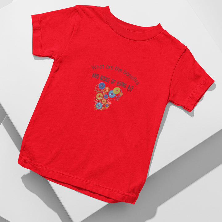 Printed Kids T-Shirt | Short Sleeve Kids Tee | curiask